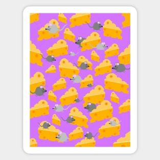 Mice And Cheese Sticker